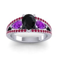 Modern Pave Pear Vatama Ring