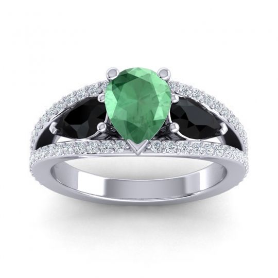 Modern Pave Pear Vatama Ring