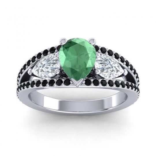 Modern Pave Pear Vatama Ring