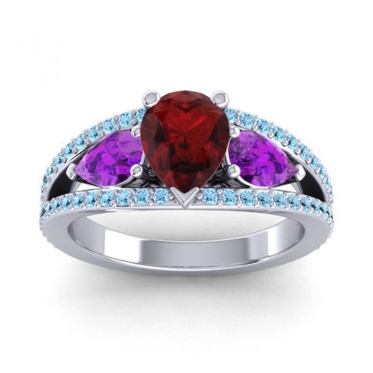 Modern Pave Pear Vatama Ring
