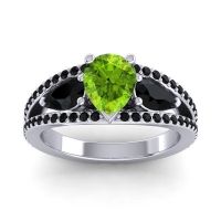Modern Pave Pear Vatama Ring