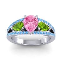 Modern Pave Pear Vatama Ring
