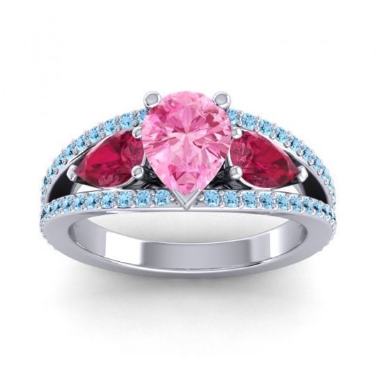 Modern Pave Pear Vatama Ring