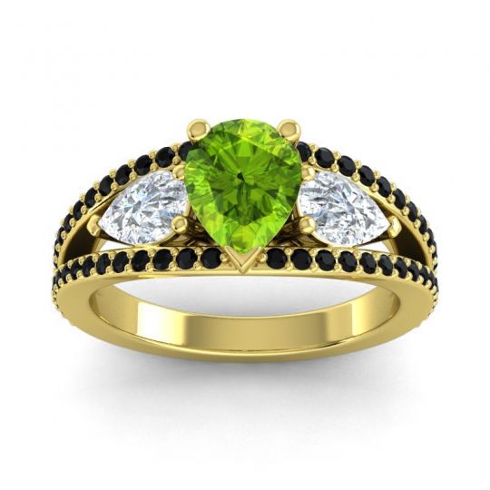 Modern Pave Pear Vatama Ring