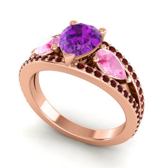 Modern Pave Pear Vatama Ring