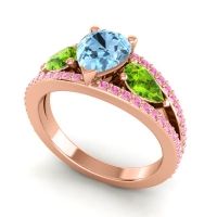 Modern Pave Pear Vatama Ring