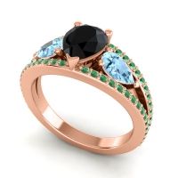 Modern Pave Pear Vatama Ring