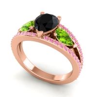 Modern Pave Pear Vatama Ring