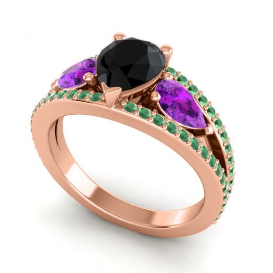 Modern Pave Pear Vatama Ring