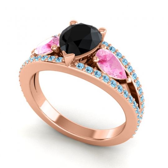 Modern Pave Pear Vatama Ring