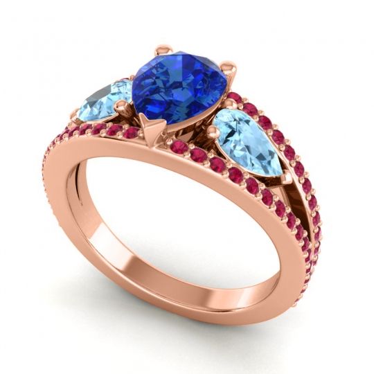 Modern Pave Pear Vatama Ring