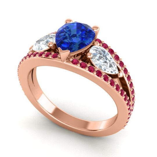 Modern Pave Pear Vatama Ring