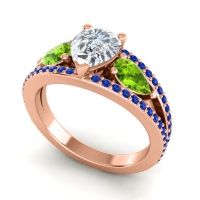 Modern Pave Pear Vatama Ring