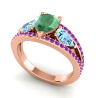 Modern Pave Pear Vatama Ring