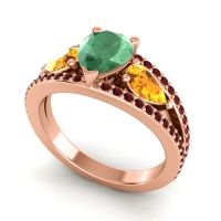 Modern Pave Pear Vatama Ring