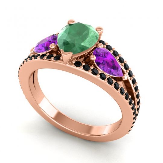 Modern Pave Pear Vatama Ring