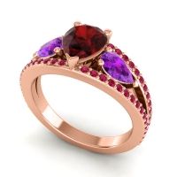 Modern Pave Pear Vatama Ring