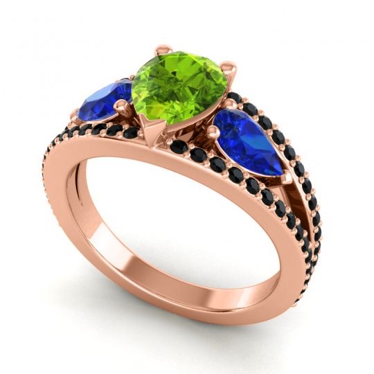 Modern Pave Pear Vatama Ring