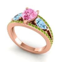 Modern Pave Pear Vatama Ring