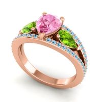 Modern Pave Pear Vatama Ring