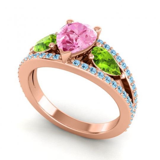 Modern Pave Pear Vatama Ring