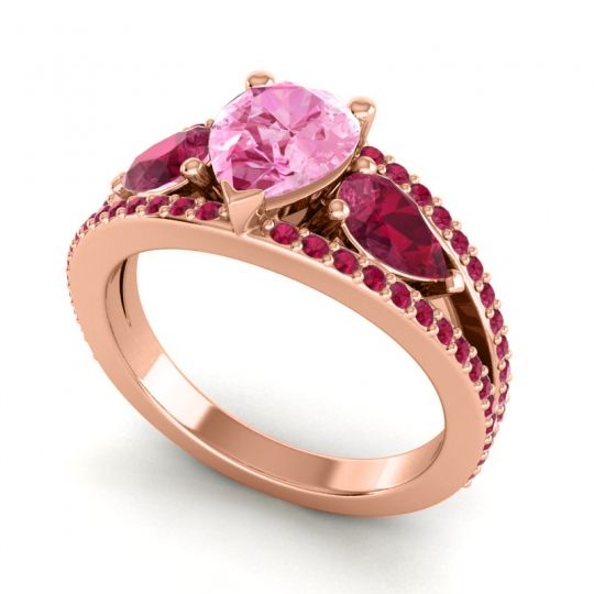 Modern Pave Pear Vatama Ring