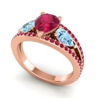 Modern Pave Pear Vatama Ring