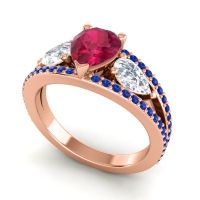 Modern Pave Pear Vatama Ring