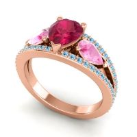 Modern Pave Pear Vatama Ring