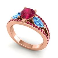 Modern Pave Pear Vatama Ring