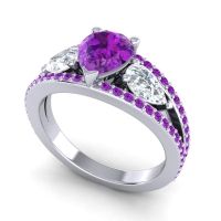 Modern Pave Pear Vatama Ring