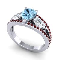 Modern Pave Pear Vatama Ring