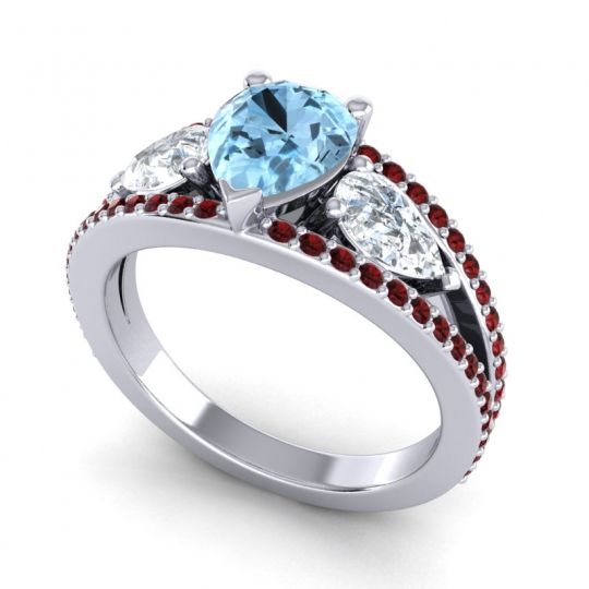 Modern Pave Pear Vatama Ring