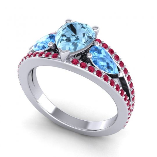 Modern Pave Pear Vatama Ring