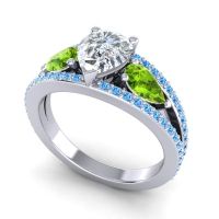 Modern Pave Pear Vatama Ring