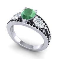 Modern Pave Pear Vatama Ring