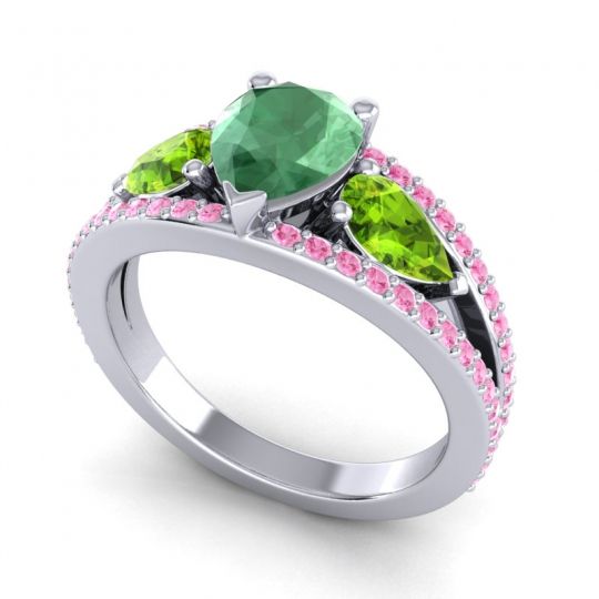 Modern Pave Pear Vatama Ring