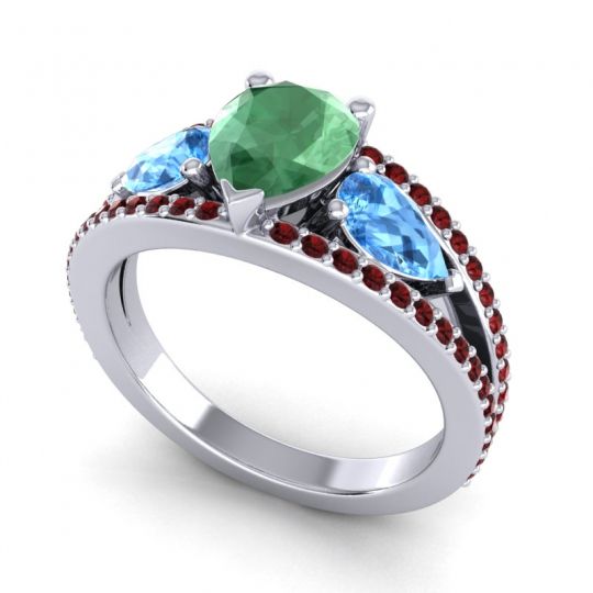 Modern Pave Pear Vatama Ring