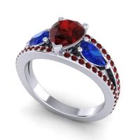 Modern Pave Pear Vatama Ring