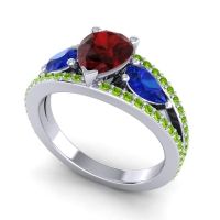 Modern Pave Pear Vatama Ring