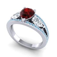 Modern Pave Pear Vatama Ring