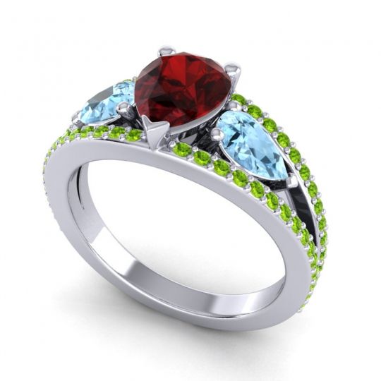 Modern Pave Pear Vatama Ring