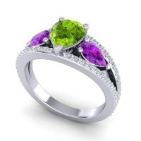 Modern Pave Pear Vatama Ring