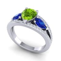 Modern Pave Pear Vatama Ring