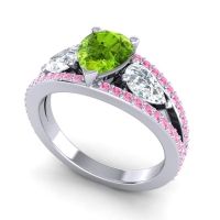 Modern Pave Pear Vatama Ring