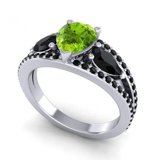 Modern Pave Pear Vatama Ring