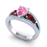 Modern Pave Pear Vatama Ring