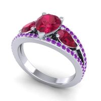 Modern Pave Pear Vatama Ring
