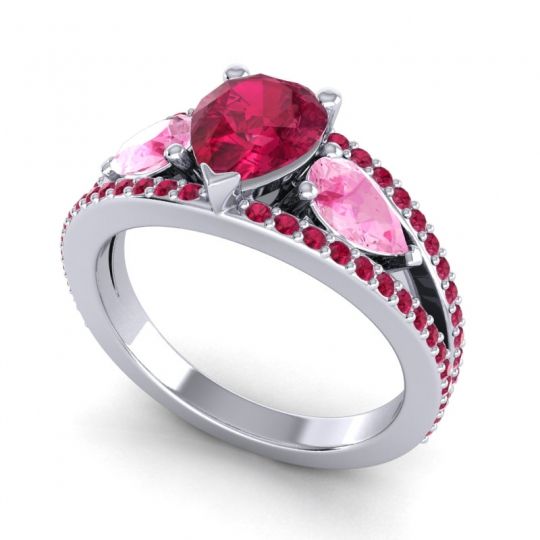 Modern Pave Pear Vatama Ring