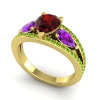 Modern Pave Pear Vatama Ring